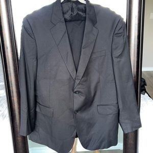Men’s Jos A. Bank Suit Black 100% Wool